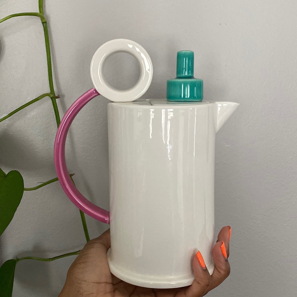 Vintage Memphis Coffee Pot by Marco Zanini for Bitossi
